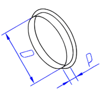 Заглушка круглого сечения