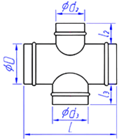 Крестовина круглого сечения