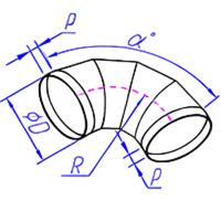 Отвод круглого сечения