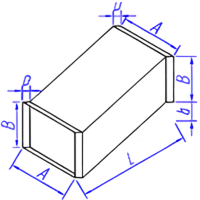 Утка прямоугольного сечения
