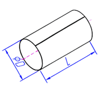 Прямой участок круглого сечения