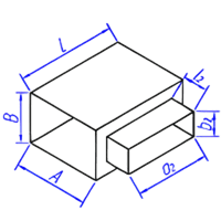Тройник прямоугольного сечения