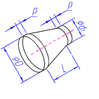 Переход круглого сечения