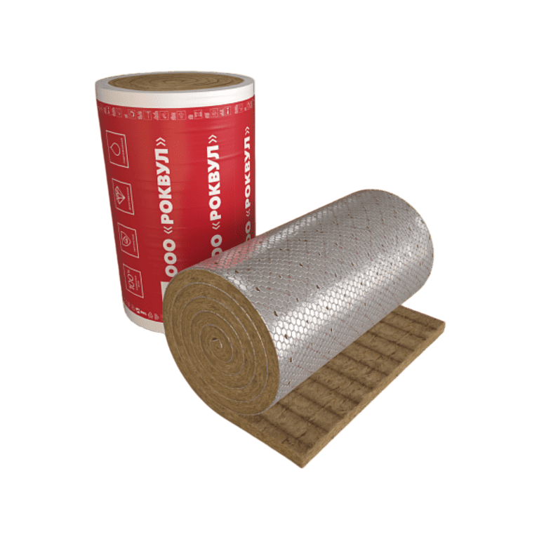 Роквул (Rockwool) Вайред мат 80 ALU 1 (Wired Mat 80 Alu 1)