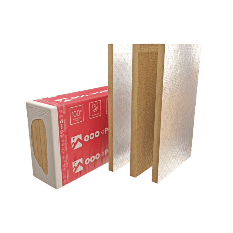 Тех баттс 50 Роквул (Rockwool) кашированный
